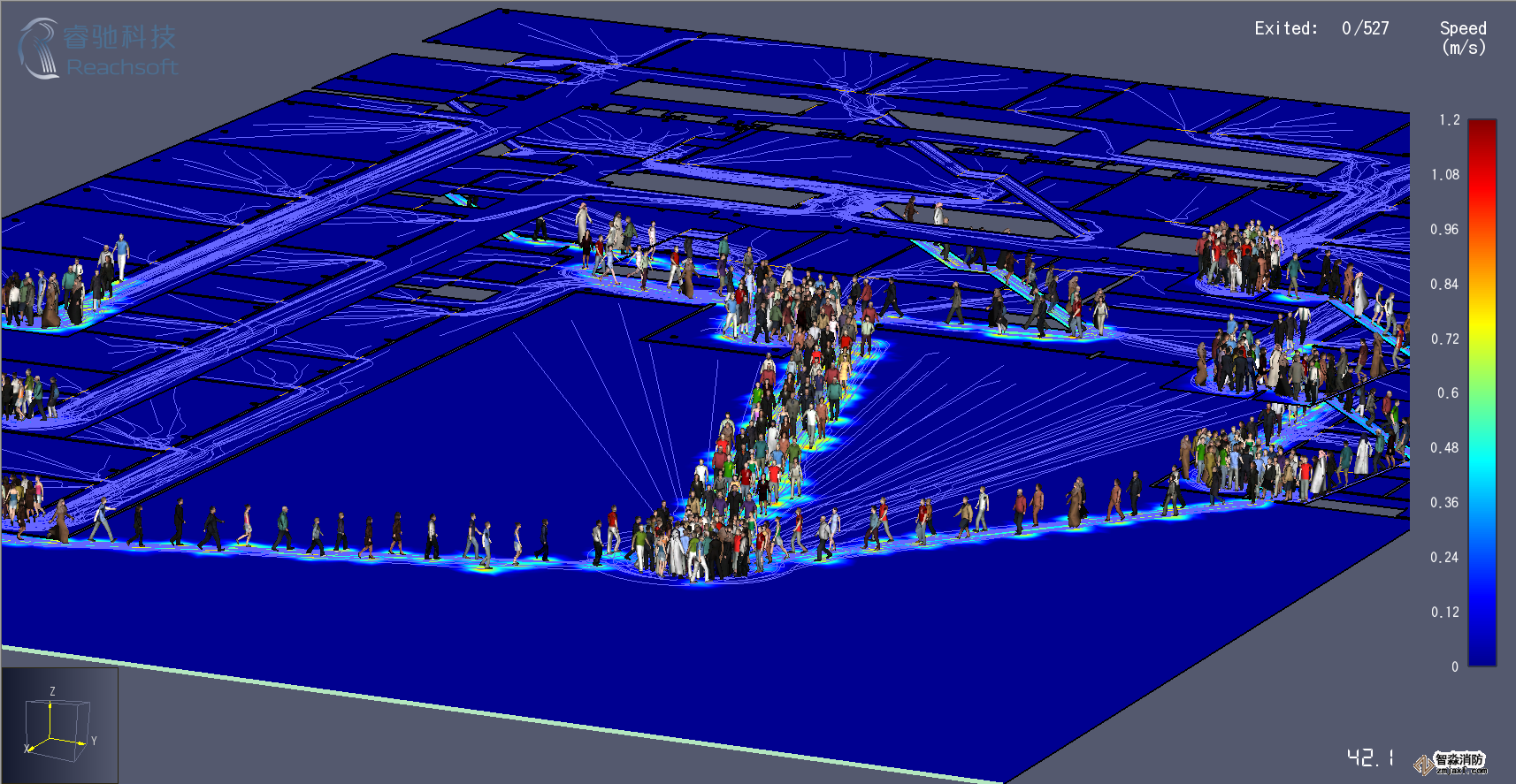 烏魯木齊消防安全評估烏魯木齊人員疏散能力模擬分析軟件Pathfinder11 烏魯木齊消防安全評估烏魯木齊人員疏散能力模擬分析軟件Pathfinder11