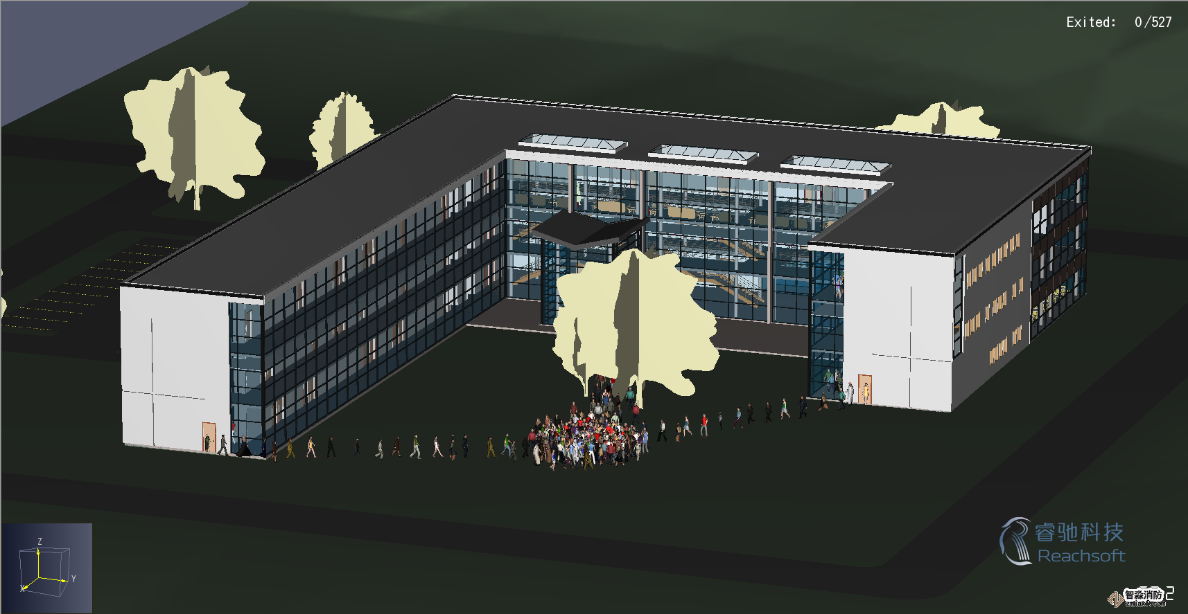 烏魯木齊消防安全評估烏魯木齊人員疏散能力模擬分析軟件Pathfinder9 烏魯木齊消防安全評估烏魯木齊人員疏散能力模擬分析軟件Pathfinder9